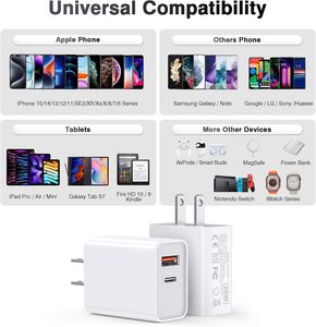<span class=keywords><strong>Cargador</strong></span> HYTO para <span class=keywords><strong>iPhone</strong></span> 14 15 16, iPad, <span class=keywords><strong>iPhone</strong></span>, USB-C, Adaptador de Corriente de 18 W, QC3.0, Tipo C, PD, <span class=keywords><strong>Cargador</strong></span> Rápido de 20 W - Product Image 6