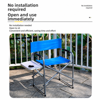 Chaise pliante en acier carbone robuste - Design moderne, pliable et portable pour le camping, la pêche, les pique-niques, l'utilisation en jardin