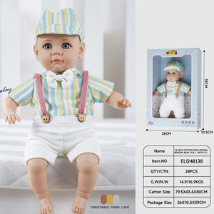 Muñeca Reborn de Boutique de Moda, 60 cm, Muñeca de Silicona Simulada <span class=keywords><strong>con</strong></span> <span class=keywords><strong>Cabello</strong></span> <span class=keywords><strong>Largo</strong></span> - Product Image 6