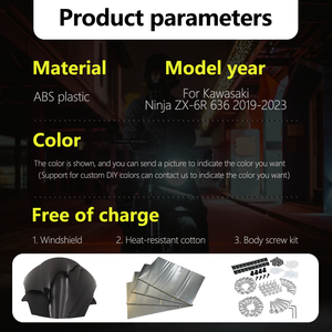 Kit de carénage ABS personnalisé pour <span class=keywords><strong>Kawasaki</strong></span> Ninja ZX-6R <span class=keywords><strong>636</strong></span> 2019-2023 ZX6R ZX636 2022 <span class=keywords><strong>2021</strong></span> 2020 K0619-105a - Product Image 5