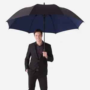 Huge Large Oversize Golf Umbrella Auto Open Double Layer Canopy Windproof Stick Umbrella for Outdoor Doorman Family