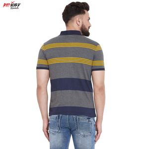 เสื้อโปโลผ้าสักหลาดสวมใส่สบายแขนสั้นสำหรับผู้ชายเสื้อสีพื้นสำหรับสวมใส่ในฤดูใบไม้ผลิและฤดูร้อน - Product Image 6