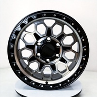 Geruida S3-00027 18-24 Llantas Forjadas Personalizadas Negro Mate con Borde Mecanizado y Diseño de Malla Profunda, Estándar DOT para Jeep Wrangler, 6 Años de Garantía