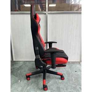 Échantillon gratuit Coussin de siège et de dossier cousu en diamant Chaise de jeu avec repose-pieds Rouge <span class=keywords><strong>Noir</strong></span> Accoudoir 2D inclinable <span class=keywords><strong>Gamer</strong></span> Cadeira - Product Image 4