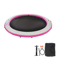 Chaise longue gonflable à usage intensif | Hamac de piscine avec filet et cordes