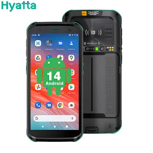 6.0inch Android 14pda 5G LTE Dual Sim thẻ 4G 6G 8GB 64GB 128GB 256GB tùy chọn loại C MTK 8core 2D Scanner PDA thu thập dữ liệu