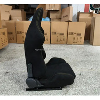 Siège sport universel en fibre de carbone Recaro OMP, siège baquet Bride à montage latéral en acier inoxydable
