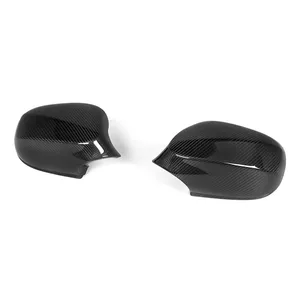 Cubiertas de Espejos Retrovisores Laterales de Fibra de Carbono Real, Reemplazo Directo, Estilo OEM para BMW E87/E81-E93/LCI 2007-2013 - Product Image 1