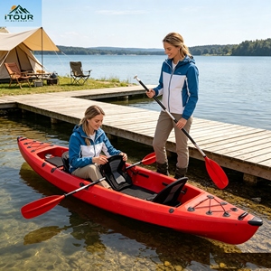 <span class=keywords><strong>Kayak</strong></span> pliable professionnel portable pour 2 personnes, canoë à <span class=keywords><strong>coque</strong></span> rigide, durable, résistant à l'usure, <span class=keywords><strong>kayak</strong></span> de pêche, embarcation pour rivière et lac - Product Image 3