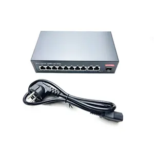 Fornitura di fabbrica full Gigabit 8 porta POE switch lavoro per telecamere CCTV/wireless AP/IP Phone