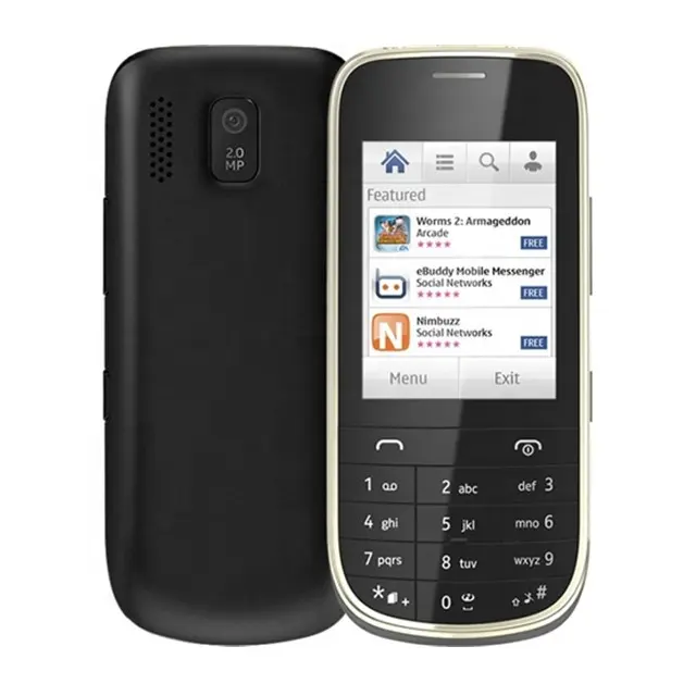 Untuk Nokia 202 Pabrik Unlocked Asli Sederhana Super Murah 3G Bar Klasik Unlocked Mobile Cell Phone