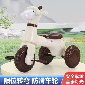 Stpower Kids Tricycle Pink <b>Plastic</b> <b>Wheels</b> Music 2 To 4 Years Balance Bike - Product Image 5