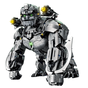 80501 Modèle de <span class=keywords><strong>jouet</strong></span> de construction en blocs Super Power <span class=keywords><strong>King</strong></span> Mech électroplaqué - Product Image 1