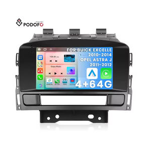 Autoradio dédié Buick Podofo 7 pouces 4+64 Go Android CarPlay sans fil Android Auto Opel Astra J 2011-2012 IPS DSP - Product Image 1
