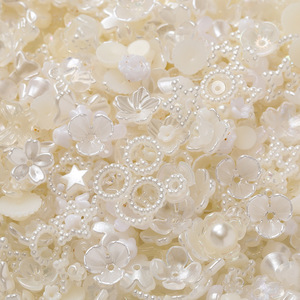 Perles de fleurs en acrylique, petites, en vrac, accessoires de bijouterie DIY pour boucles d'oreilles, bracelets, fabrication artisanale - Product Image 2