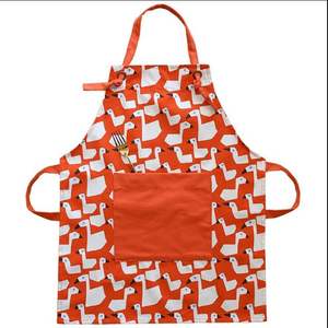 Delantal de algodón transpirable, impermeable, fácil de lavar, fácil de ajustar, ropa de cocina, delantal de algodón para Chef - Product Image 6