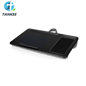 Adjustable <strong>Foldable</strong> Laptop <strong>Table</strong> Slot Stand Portable 17-inch Wooden MDF Material Modern Design School Use - Product Image 1