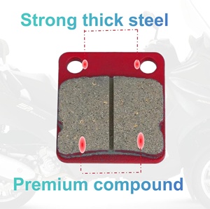 Accessoires de <span class=keywords><strong>scooter</strong></span> pièces de motos plaquette de frein de moto pour PIAGGIO <span class=keywords><strong>MP3</strong></span> 500/300 <span class=keywords><strong>125</strong></span>/250/400 roue avant X10 500 Liberty <span class=keywords><strong>125</strong></span> - Product Image 5