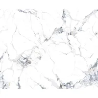 Azulejos de pared de porcelana blanca, aspecto de mármol pulido, elegante, brillante, 4 superficies permanentes, 2021x800x9mm, 2600