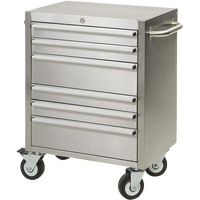 Armoire à outils Bytool en acier inoxydable à 6 tiroirs, robuste, chariot de soudage, logo personnalisé, verrouillable, haute qualité, OEM