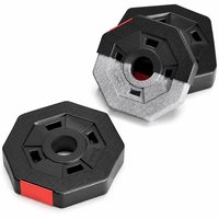 Kit d'haltères et de barres lestées en ciment réglables sur mesure, antidérapants, pour entraînement de musculation à domicile, plusieurs poids