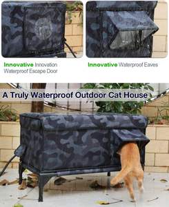Neues beheiztes Katzen haus und Haustier matte Winter für außen isoliertes Katzen haus im Freien mit Heizung Wasserdichtes Katzen haus für Haustiere - Product Image 4