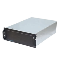 19 Châssis 2u pour boîtier d'amplificateur de bricolage avec support de connexion de classe A Support de couvercle en métal Boîtier d'amplificateur Power Kosong Case