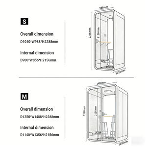<span class=keywords><strong>Cabine</strong></span> de communication professionnelle insonorisée, <span class=keywords><strong>cabine</strong></span> de diffusion en direct, <span class=keywords><strong>studio</strong></span> d'<span class=keywords><strong>enregistrement</strong></span>, salle de réunion de bureau, <span class=keywords><strong>cabine</strong></span> insonorisée - Product Image 5