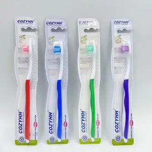 Toothbrush Adulto de alta Qualidade Logotipo Personalizado Impressão de Casa de Viagem Suave escova de Dentes