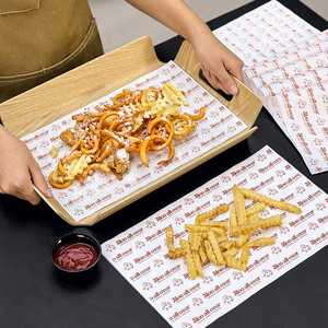 Papel de Hornear Ecológico Personalizado, Resistente a la Grasa, Impermeable, Desechable, para Envolver Alimentos, Pasteles, Pan, Papas Fritas, Patatas Fritas - Product Image 3
