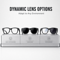Lunettes intelligentes avec caméra 4K 30FPS, photo 20MP, stabilisation 6 axes, étanches IP66, lunettes vidéo portables pour l'extérieur