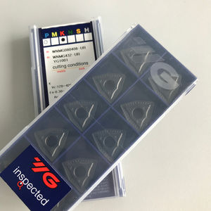 เม็ดมีดคาร์ไบด์ WNMG080408-UR YG1001 YGs สำหรับเครื่อง CNC  คาร์ไบด์ทังสเตนแข็งพิเศษ สำหรับงานกลึงภายนอก ขนาด 16 มม. 1.5 มม. 18 มม. รูปทรงหลายเหลี่ยม - Product Image 5