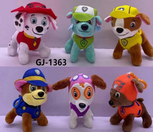 Peluche Colgante de Paw Patrol de 14 cm, Juguete de Peluche para Niños de 2 a 4 Años, Unisex, con Temática Animal, con Sombrero Rojo y Chaleco - Product Image 3