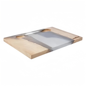 Tablero de madera de resina de estilo moderno, accesorios duraderos para Shisha, técnicas de espejo con patrón de tipo libre, caja de accesorios elegante para pipa de agua - Product Image 3