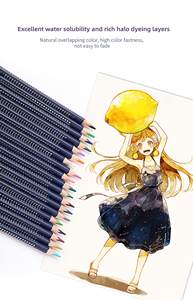 Juego de 12 lápices de acuarela Bview Art con pincel - Product Image 6