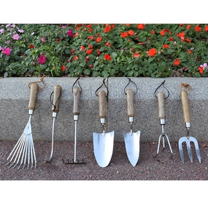 Set di attrezzi da giardino in acciaio inossidabile strumenti per <span class=keywords><strong>zappa</strong></span> da giardino 3 pezzi Kit per cazzuola - Product Image 2