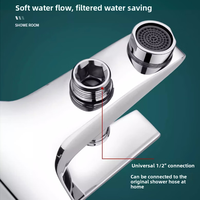 FSH Robinets de baignoire muraux à poignée unique en zinc chromé Eau chaude et froide pour hôtels Vente en gros Robinets de salle de bain OEM Robinet de douche