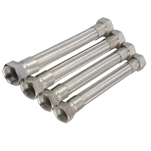 خراطيم معدنية مرنة مجدولة من الفولاذ المقاوم للصدأ SS304 316، بأحجام من 1/4 إلى 12 بوصة، قابلة للتخصيص - Product Image 5