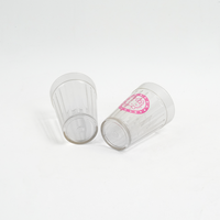 Gobelet à vin en plastique sans BPA de 10 oz, style coréen et japonais, gobelet à café en verre de dessin animé sans poignée ni couvercle pour jus et boissons
