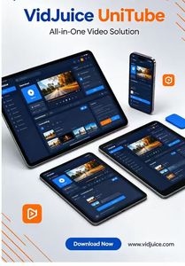 VidJuice UniTube Professional, Licencia para 1 <span class=keywords><strong>PC</strong></span>, Descargador de Videos 8K y Convertidor de <span class=keywords><strong>MP3</strong></span>, Suscripción de 12 Meses, Entrega Rápida - Product Image 3