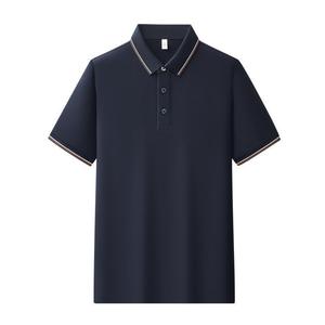Camisetas Polo Promocionales de Algodón Mercerizado, Transpirables, Ropa de Trabajo de Verano, Uniformes Corporativos Personalizados, Blanco, Negro, Azul Oscuro - Product Image 3