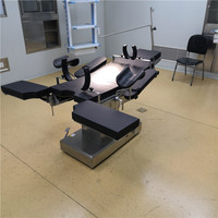 Table d'opération électrique pour hôpitaux certifiée CE ISO Classe II, construction en acier et plastique avec cadre métallique, garantie 1 an