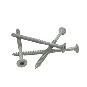 สกรู<span class=keywords><strong>ไม้</strong></span>ชนิดที่ 17 ขนาด 14g-10 x 75 มม. 100 มม. 125 มม. 150 มม. คลาส 4 สกรูยึดแบบหัวแตรชุบสังกะสี คลาส <span class=keywords><strong>3</strong></span> สกรูชุบสังกะสีแบบกลไก - Product Image 1