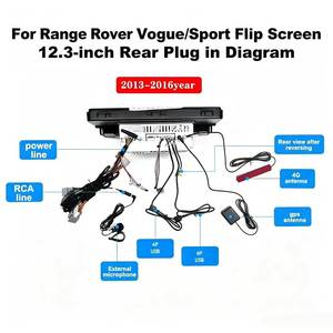 Navihua - Unidad Principal de Navegación GPS con Pantalla Táctil de 12.3 Pulgadas, Qualcomm Android 13, Radio Estéreo para Automóvil, para Range Rover Vogue L405 Multimedia - Product Image 6