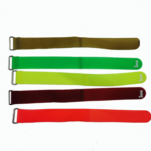 Sangle de gestion des câbles réglable et sangle élastique à crochets et boucles pour bagages, sangle à crochets et boucles personnalisée avec logo, ceinture avec boucle à anneau métallique - Product Image 3