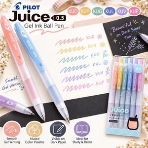 Set di Penne Gel <span class=keywords><strong>Pilot</strong></span> Juice 0.5mm, 6 Colori, Collezione Pastello Tenuo - Product Image 2