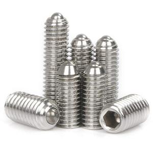 Tornillo de Cabeza Esférica con Resorte de Acero al Carbono Negro y Acero Inoxidable 304, Métrico M2.5-M16 - Product Image 2