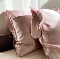 Conception gratuite taie d'oreiller en satin avec logo personnalisé pour les cheveux et la peau taie d'oreiller en soie douce ensemble de taies d'oreiller en satin