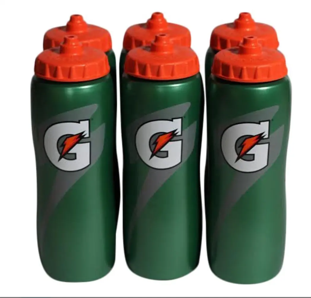 Bottiglia di plastica Gatorade da 32 once all'ingrosso bottiglia di acqua potabile senza Bpa bottiglia di plastica per bici da spremere bottiglie d'acqua sportive