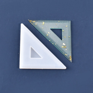 <span class=keywords><strong>Moule</strong></span> en <span class=keywords><strong>silicone</strong></span> YS DIY pour la fabrication de <span class=keywords><strong>bijoux</strong></span> en résine époxy, règle triangulaire, rapporteur, outil manuel, fournitures scolaires - Product Image 4